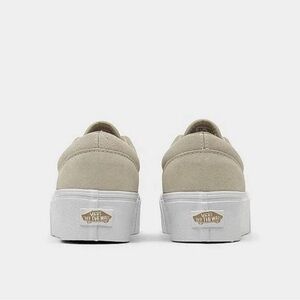 Beige Era stack-form Vans
